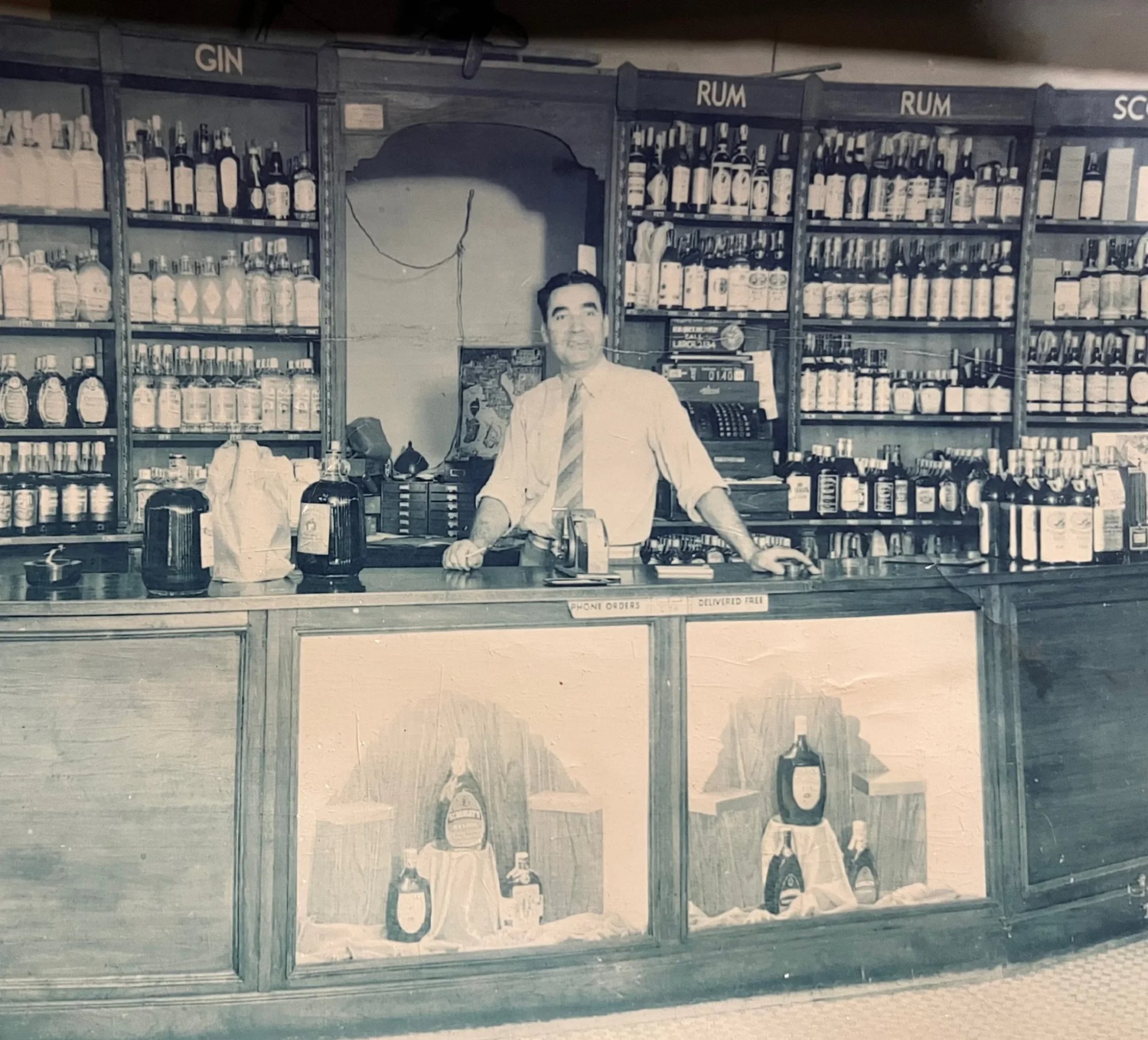 Post Wine & Spirits — Original shop, circa 1934